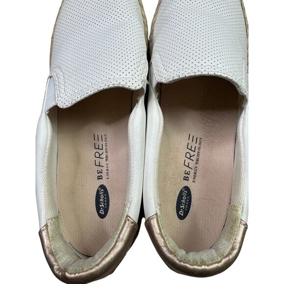 Dr. Scholl's Womens Dr. Scholls Shoes Madi Jute Platform Sneakers White Size 10M - Picture 7 of 8